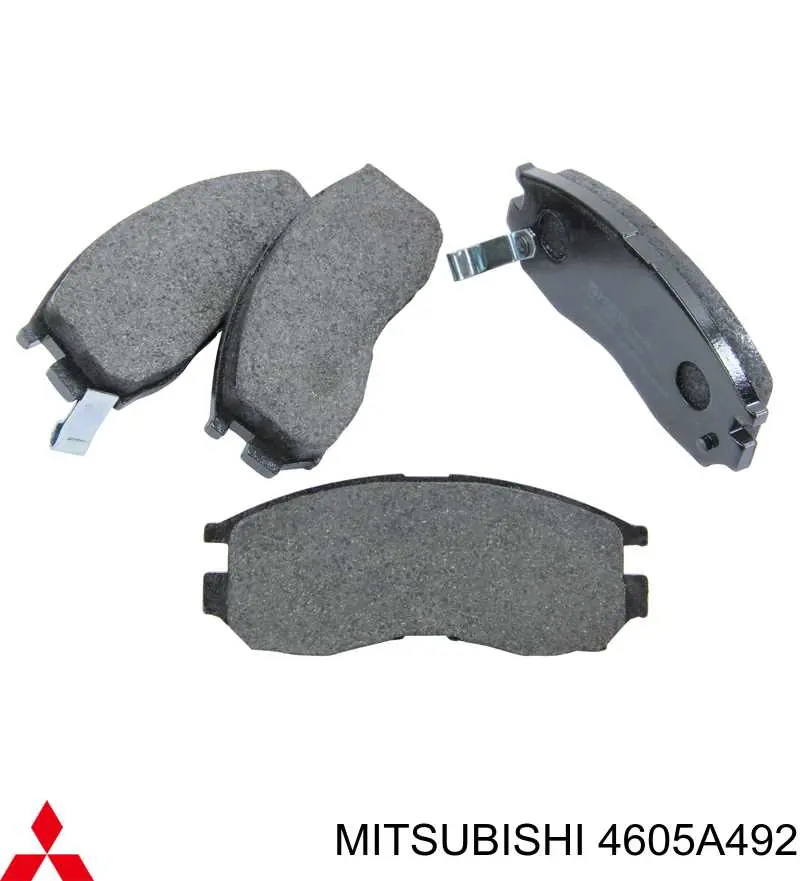 4605A492 Mitsubishi Klocki hamulcowe przednie tarczowe