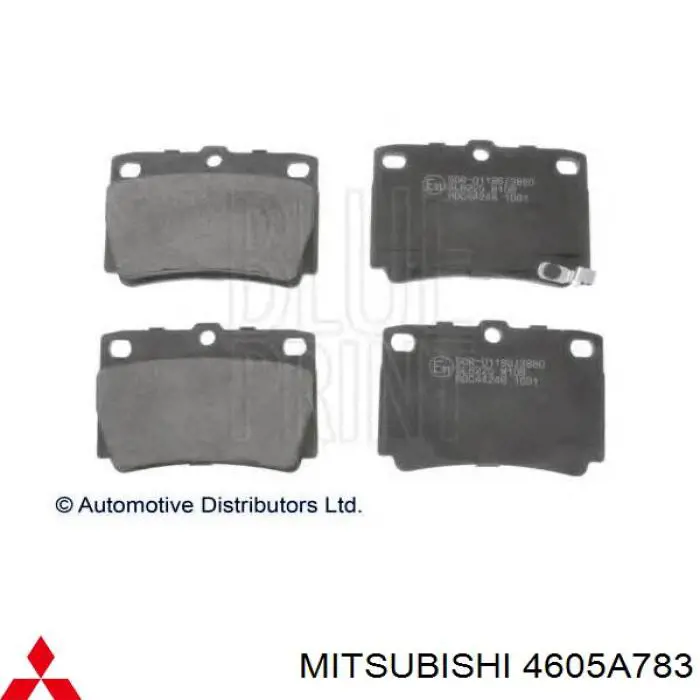 Okładziny (klocki) do hamulców tarczowych tylne Mitsubishi 4605A783 cena, od 19,64 USD