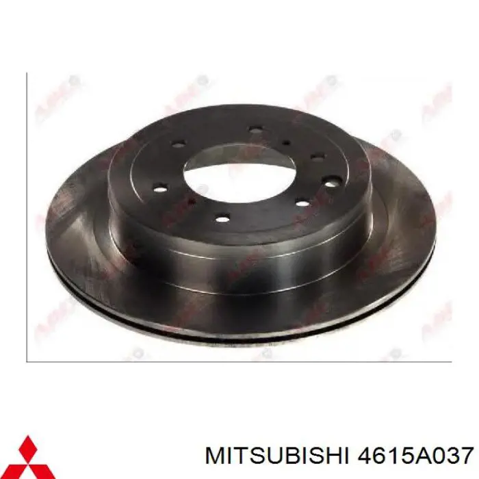 Tarcza hamulcowa tylna Mitsubishi 4615A037 cena, od 61,01 USD