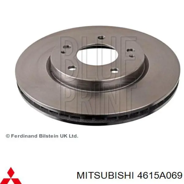 Do koszyka 4615A069 Mitsubishi Tarcza hamulcowa przednia