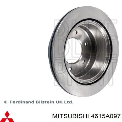 Do koszyka 4615A097 Mitsubishi Tarcza hamulcowa tylna
