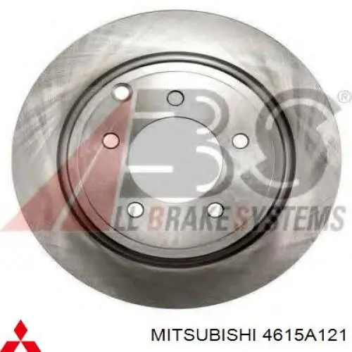 4615A121 Mitsubishi tarcza hamulcowa tylna