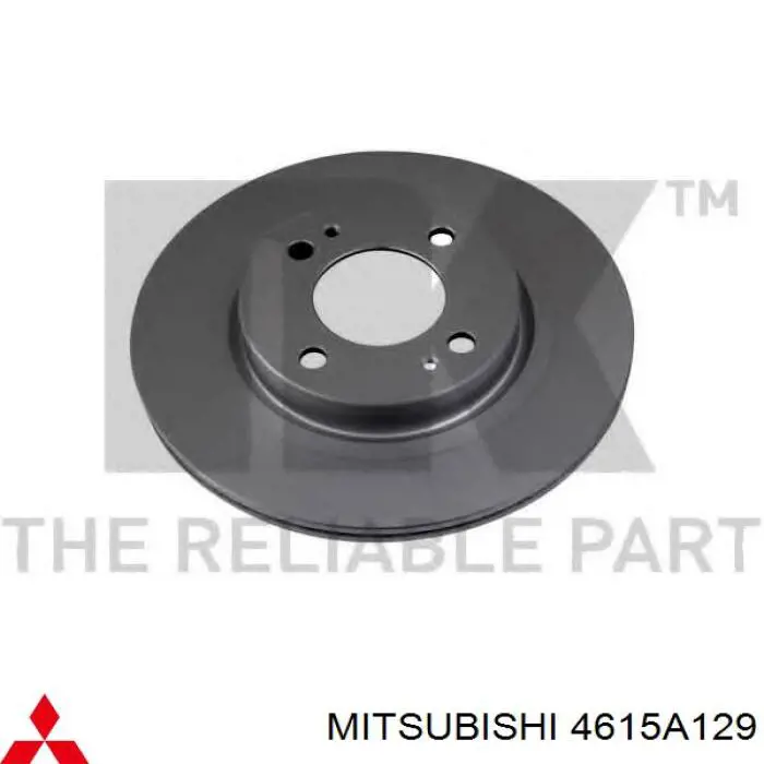4615A129 Mitsubishi Tarcza hamulcowa przednia