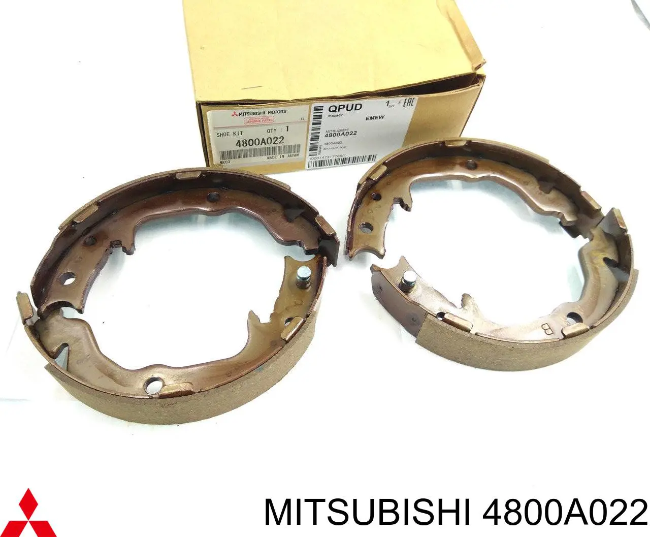 4800A022 Mitsubishi Klocki hamulca ręcznego
