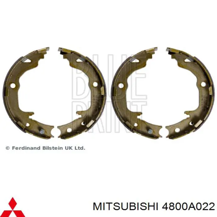 Do koszyka 4800A022 Mitsubishi Klocki hamulca ręcznego