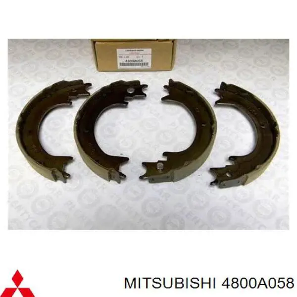 Klocki hamulca ręcznego Mitsubishi 4800A058 cena, od 60,84 USD