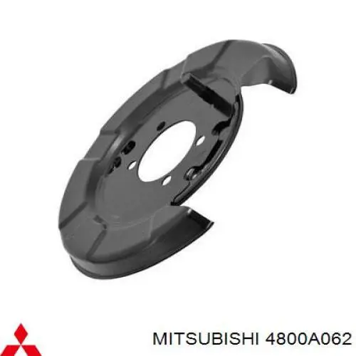 4800A062 Mitsubishi Osłona tarczy hamulcowej tylnej prawa