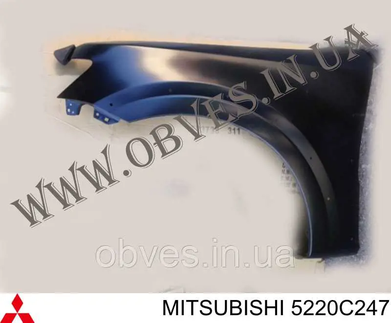 Błotnik przedni lewy Mitsubishi 5220C247 cena, od 105,84 USD