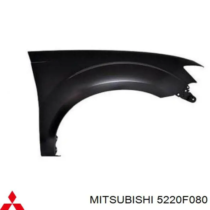 Do koszyka 5220F080 Mitsubishi Błotnik przedni prawy
