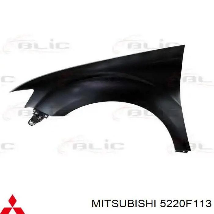 Błotnik przedni lewy Mitsubishi 5220F113 cena, od 84,10 USD