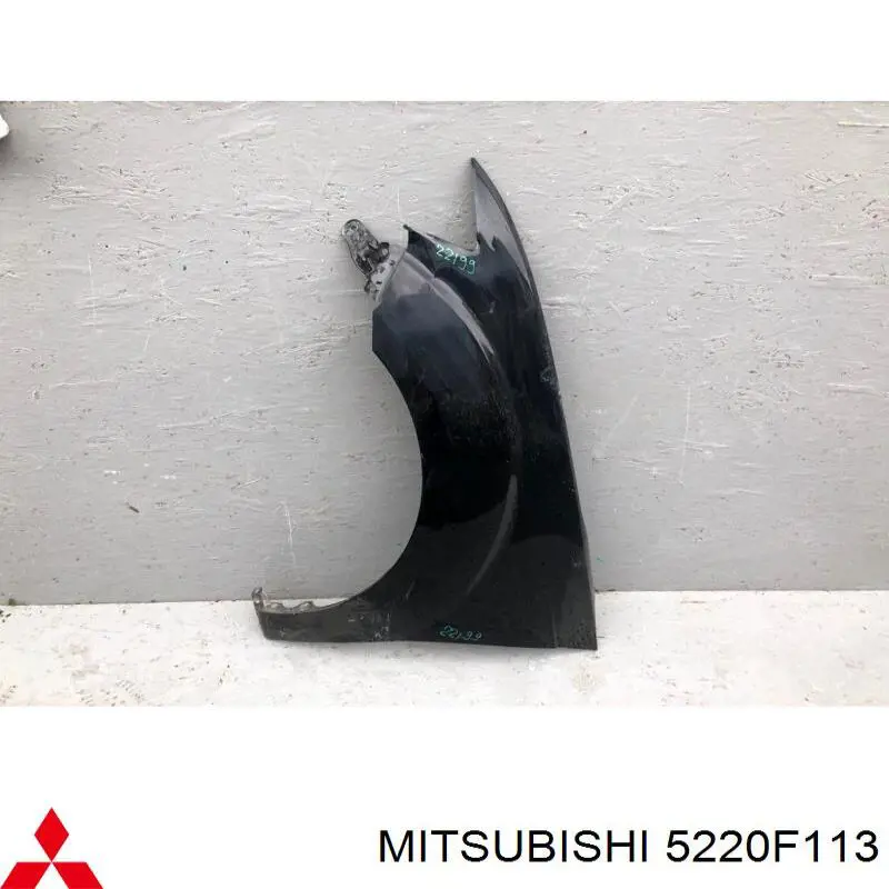 Do koszyka 5220F113 Mitsubishi Błotnik przedni lewy