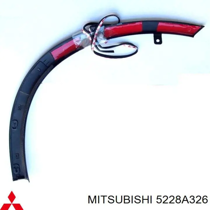 Poszerzenie (nakładka) reperaturki tylnego błotnika prawy Mitsubishi 5228A326 cena, od 26,18 USD