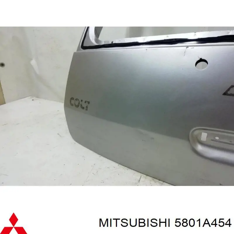 Do koszyka Drzwi tylne (bagażnika 3/5) Mitsubishi Colt VI Z3A