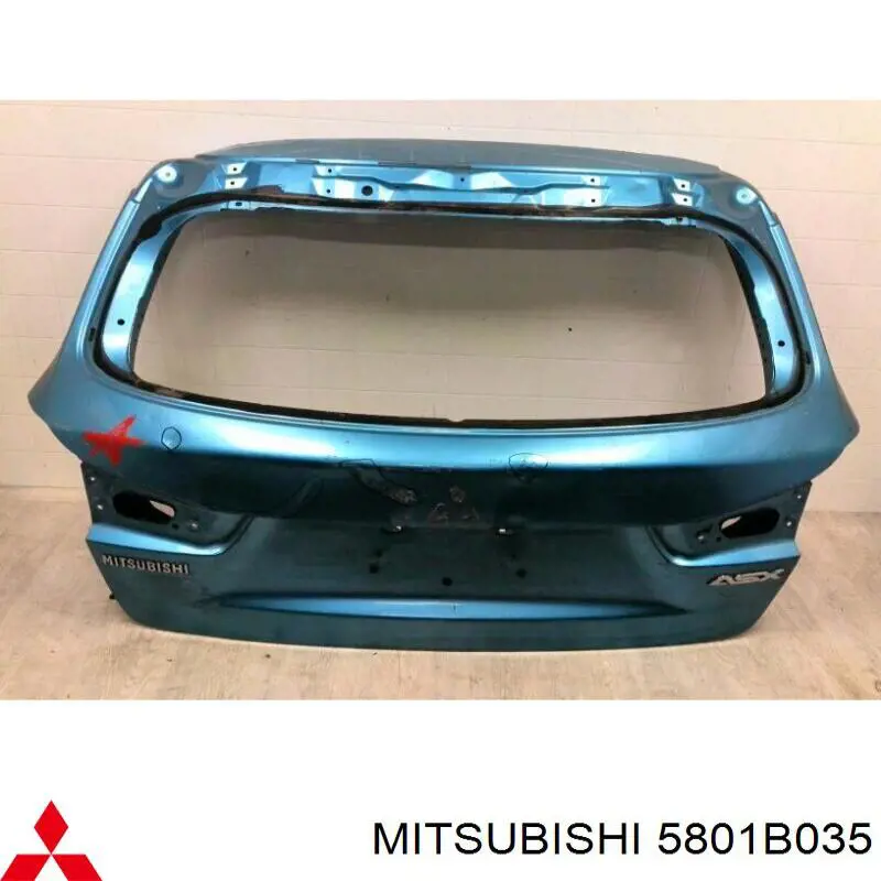 Drzwi tylne (bagażnika 3/5) 5801B035 Mitsubishi