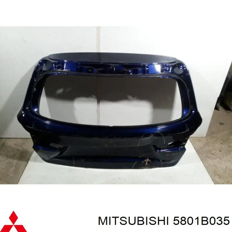 Drzwi tylne (bagażnika 3/5) Mitsubishi 5801B035 cena, od 210,21 USD