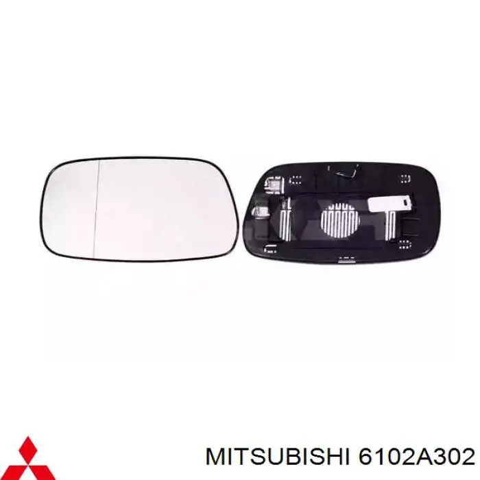 Szyba przednia Mitsubishi 6102A302 cena, od 245,20 USD