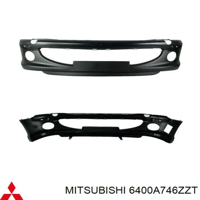 Zderzak przedni Mitsubishi 6400A746ZZT cena, od 156,94 USD