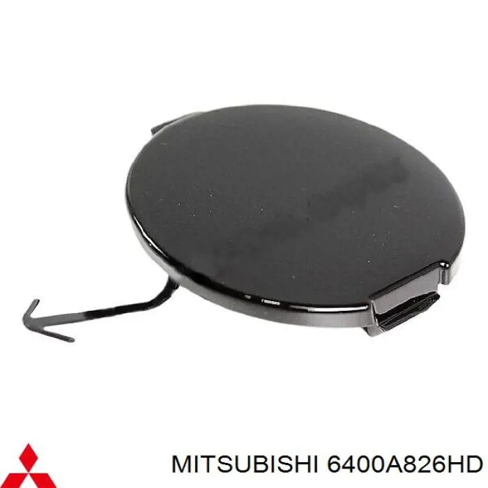 Zaślepka haku holowniczego zderzaka przednia do Mitsubishi Lancer X CY_A, CZ_A