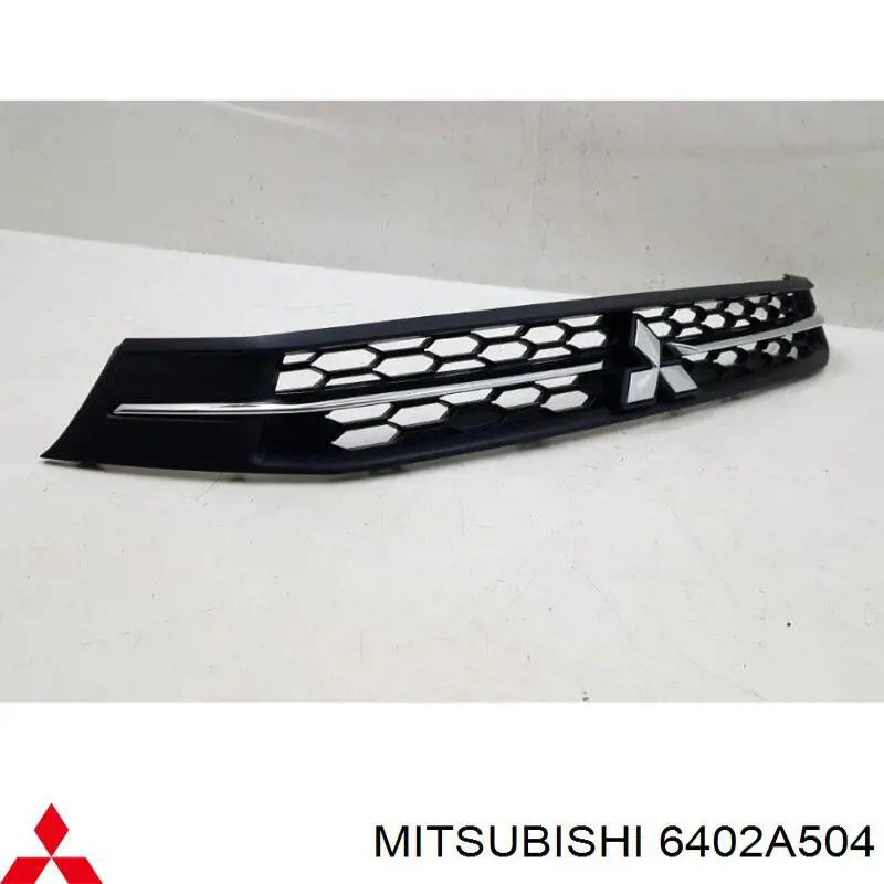 Do koszyka 6402A504 Mitsubishi Kratka zderzaka przedniego górna
