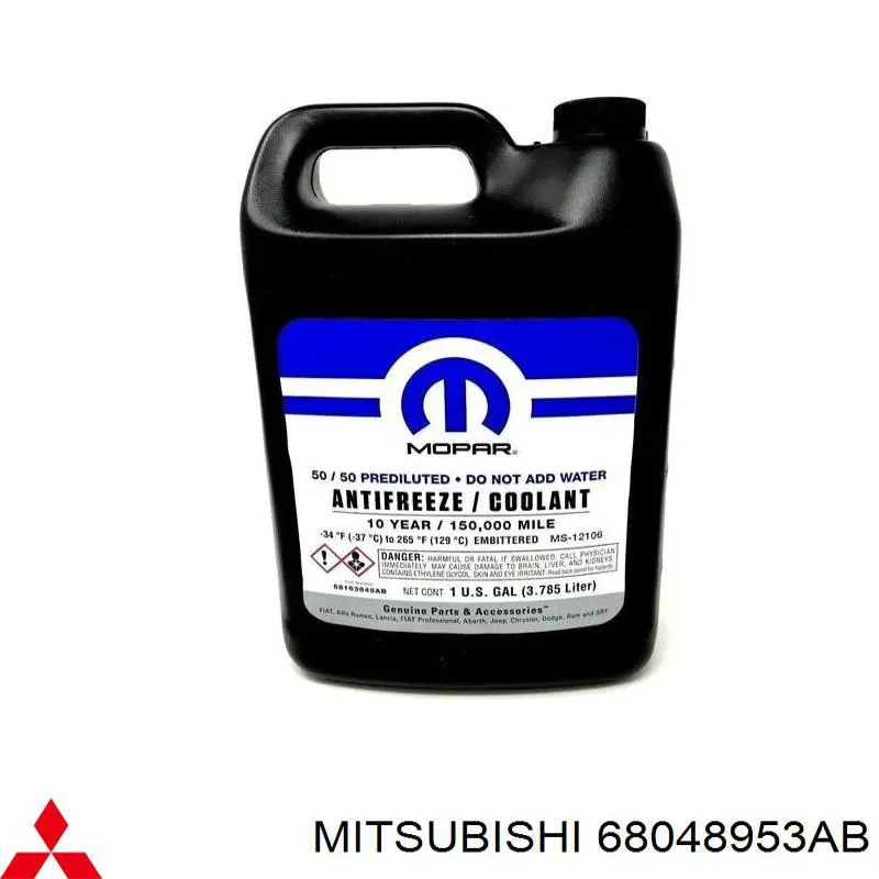 Do koszyka 68048953AB Mitsubishi Ciecz chłodząca