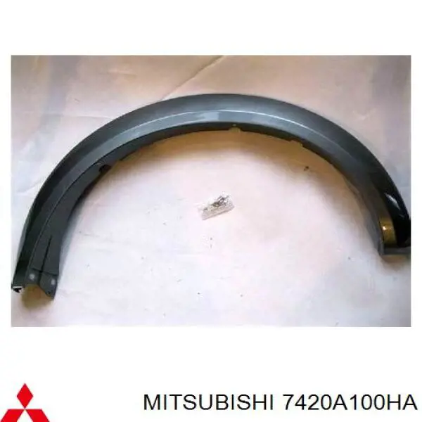 Poszerzenie (nakładka) reperaturki błotnika przedniego prawy Mitsubishi 7420A100HA cena, od 169,32 USD