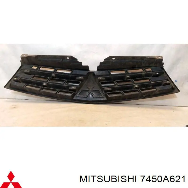 Do koszyka 7450A621 Mitsubishi Atrapa chłodnicy