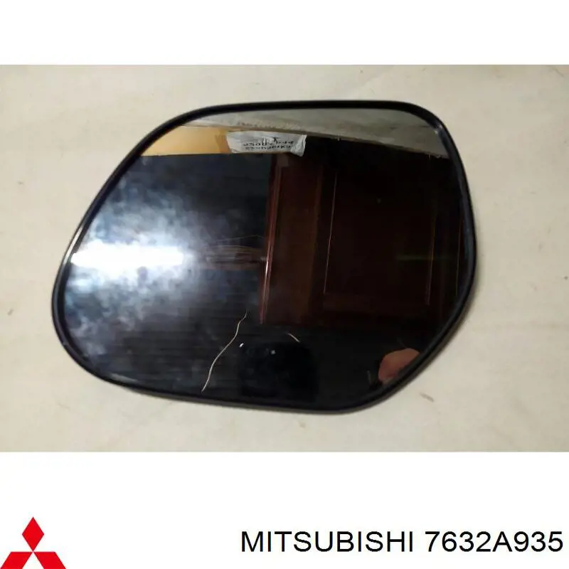 Do koszyka 7632A935 Mitsubishi Wkład lusterka wstecznego lewego