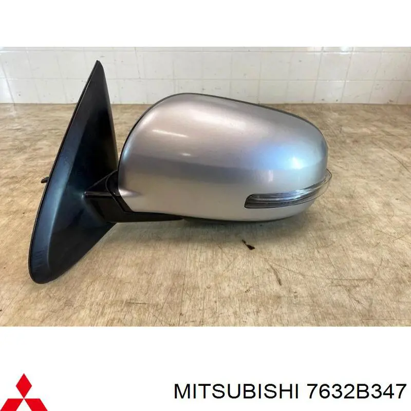 7632B347 Mitsubishi Lusterko wsteczne lewe