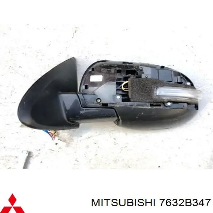 Lusterko wsteczne lewe 7632B347 Mitsubishi