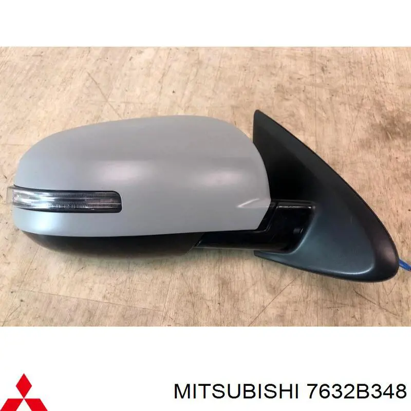 7632B348 Mitsubishi Lusterko wsteczne prawe
