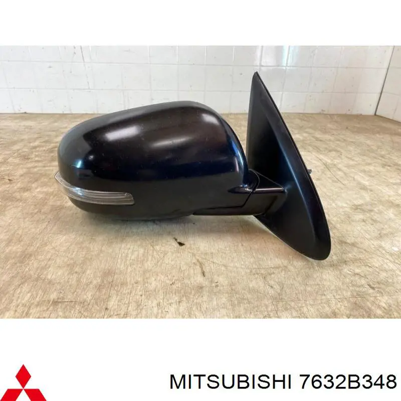 Do koszyka 7632B348 Mitsubishi Lusterko wsteczne prawe