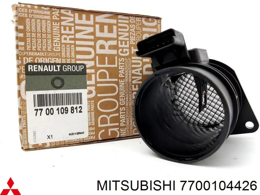 7700104426 Mitsubishi Czujnik przepływu powietrza, przepływomierz powietrza M.A.F.