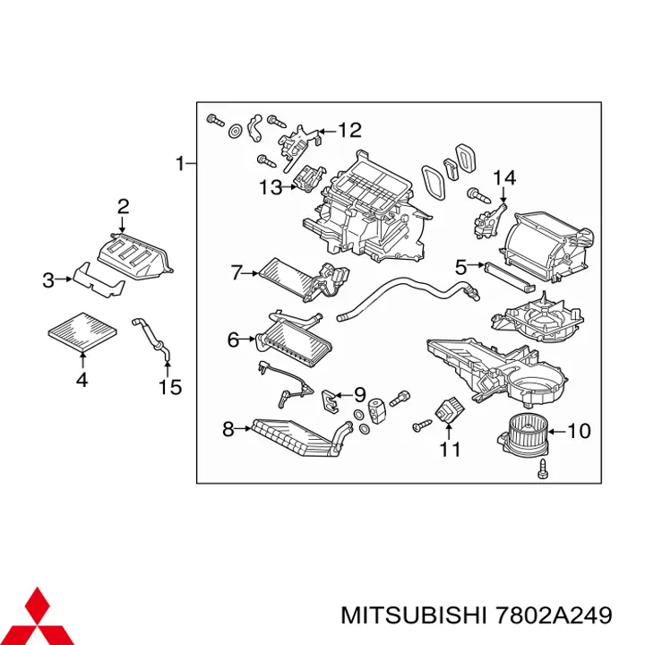  Mitsubishi 7802A249 cena, od 131,18 USD