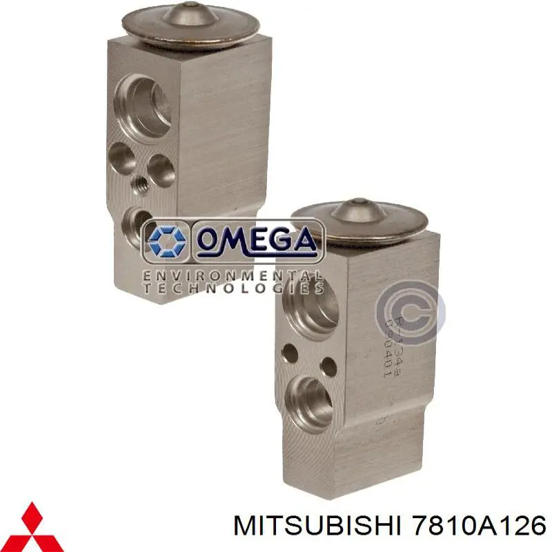 Zawór termostatyczny klimatyzacji Mitsubishi 7810A126 cena, od 54,48 USD