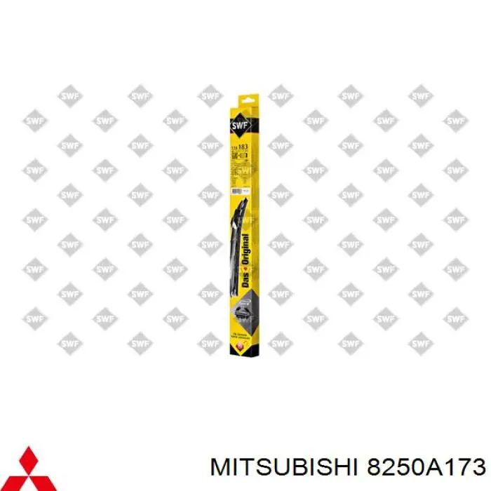 Do koszyka 8250A173 Mitsubishi Pióro wycieraczki szyby przedniej kierowcy