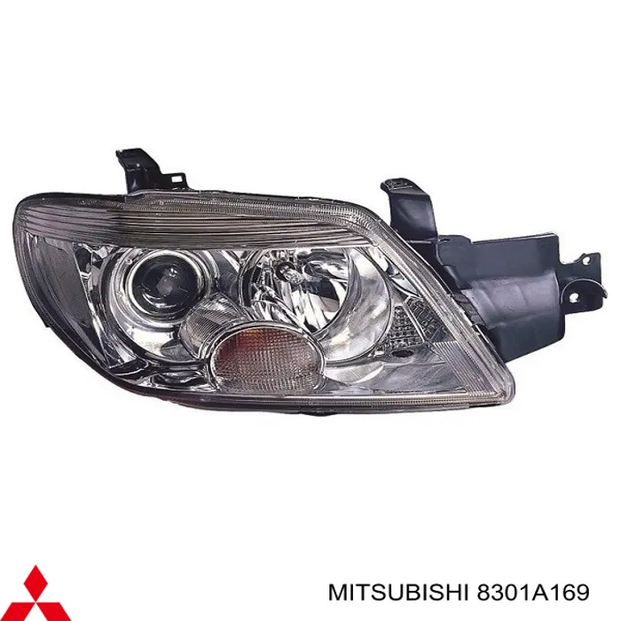 8301A169 Mitsubishi Reflektor lewy