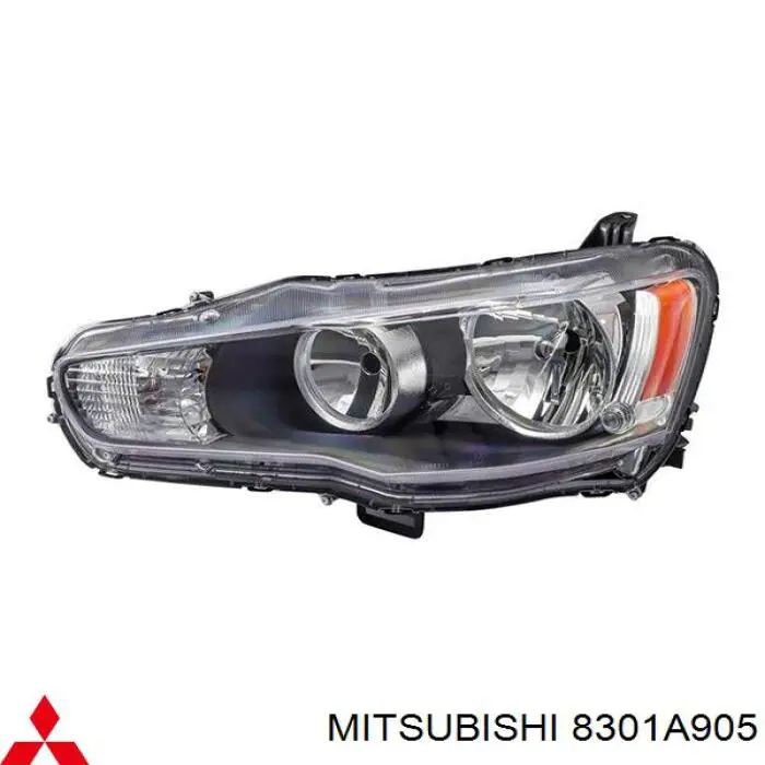 8301A905 Mitsubishi Reflektor lewy