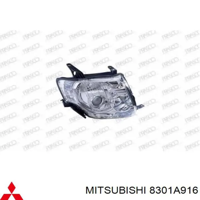 8301A916 Chrysler Reflektor prawy