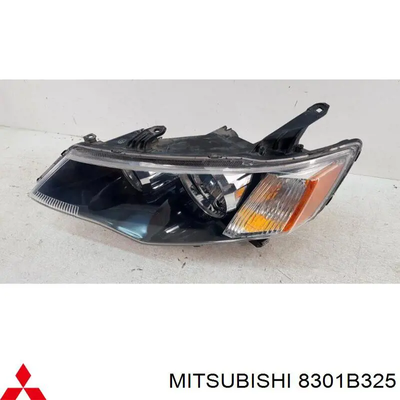 Do koszyka 8301B325 Mitsubishi Reflektor lewy