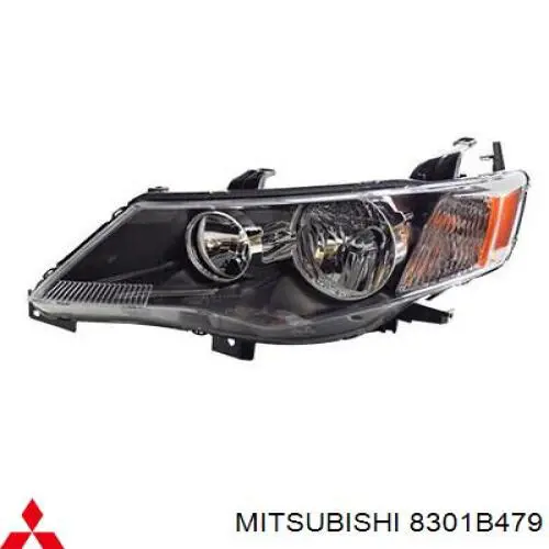 Reflektor lewy Mitsubishi 8301B479 cena, od 280,95 USD