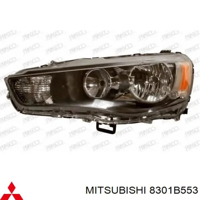 Reflektor lewy Mitsubishi 8301B553 cena, od 182,98 USD