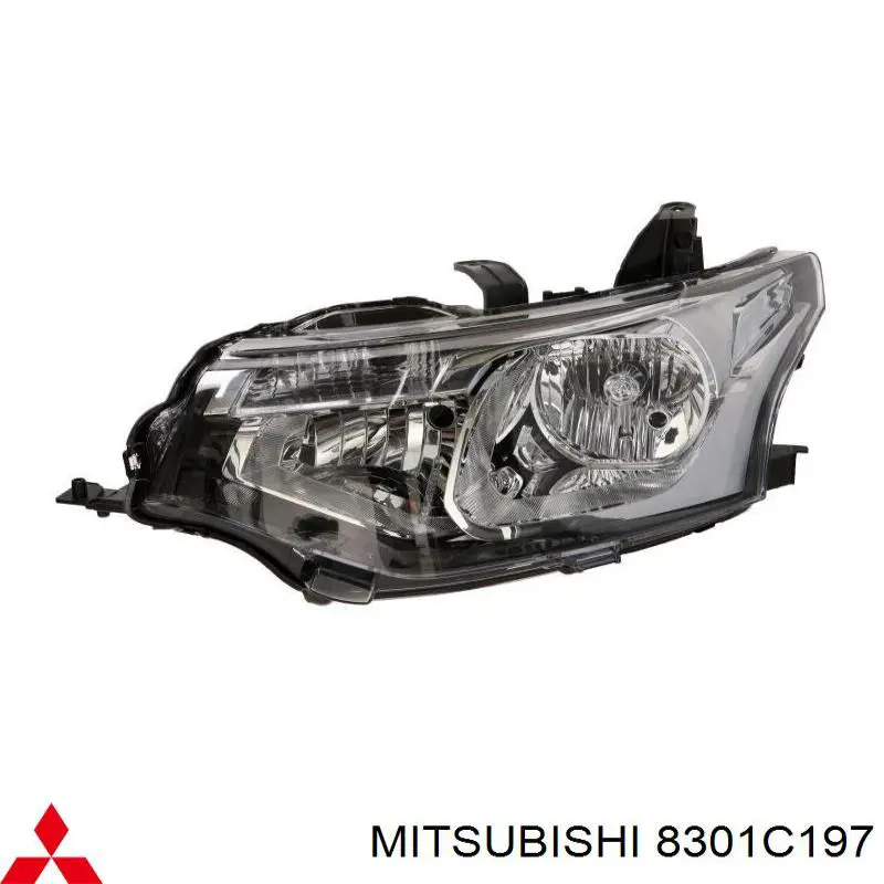 Reflektor lewy Mitsubishi 8301C197 cena, od 267,87 USD