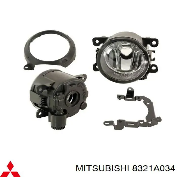 Lampa przeciwmgielna lewa/prawa Mitsubishi 8321A034 cena, od 31,05 USD