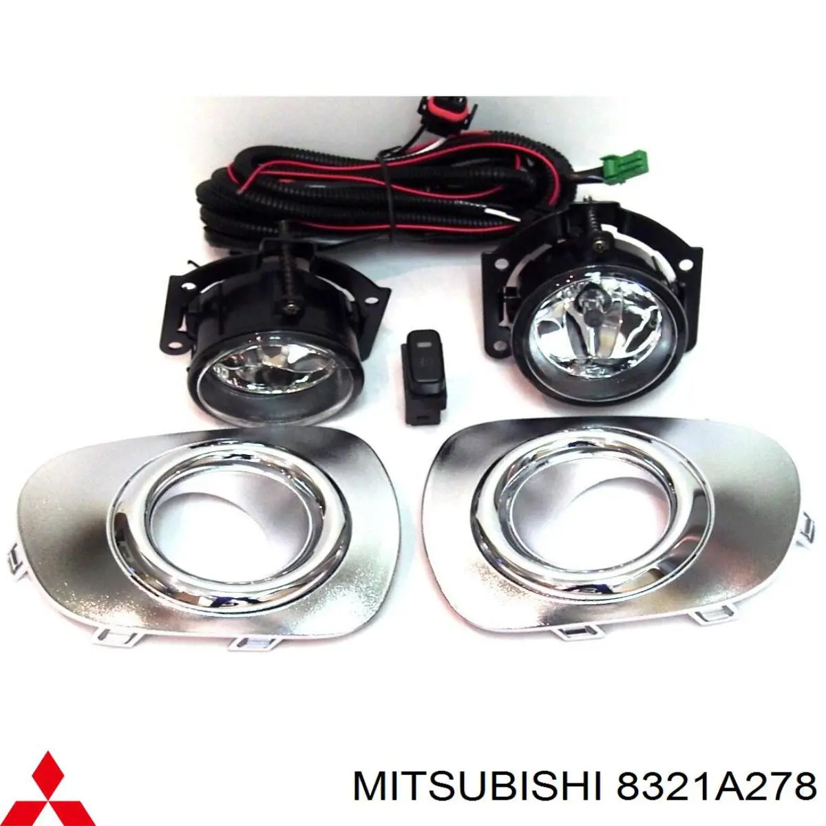 Do koszyka 8321A278 Mitsubishi Lampa przeciwmgielna lewa/prawa