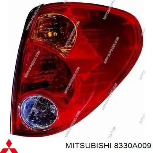 Lampa zespolona tylna lewa Mitsubishi 8330A009 cena, od 61,17 USD