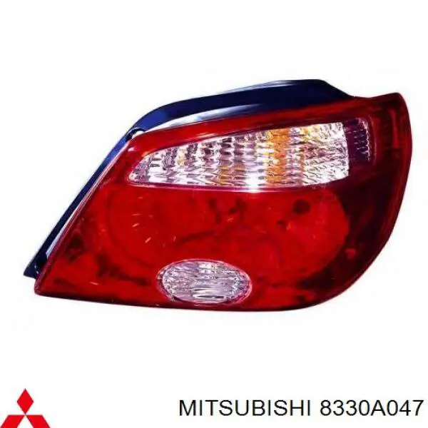 Do koszyka 8330A047 Mitsubishi Lampa zespolona tylna lewa
