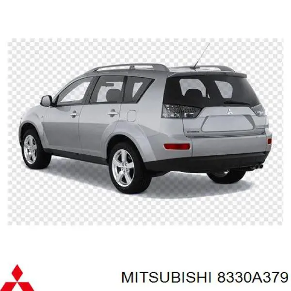 Do koszyka 8330A379 Mitsubishi Lampa zespolona tylna lewa zewnętrzna
