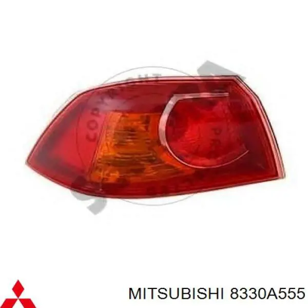Lampa zespolona tylna lewa zewnętrzna Mitsubishi 8330A555 cena, od 60,50 USD