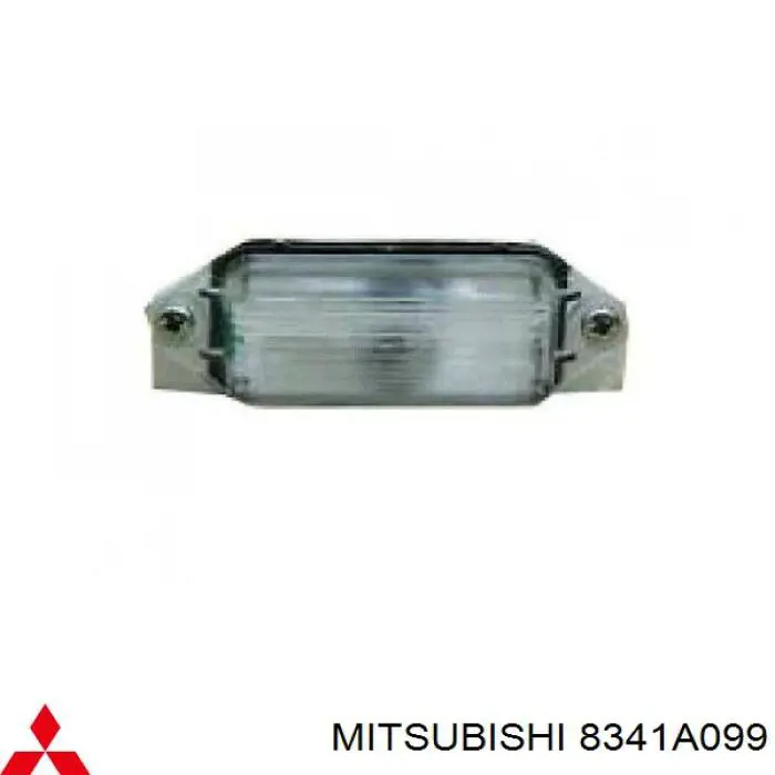 Lampa oświetlenia tylnej tablicy rejestracyjnej do Mitsubishi Outlander I CU