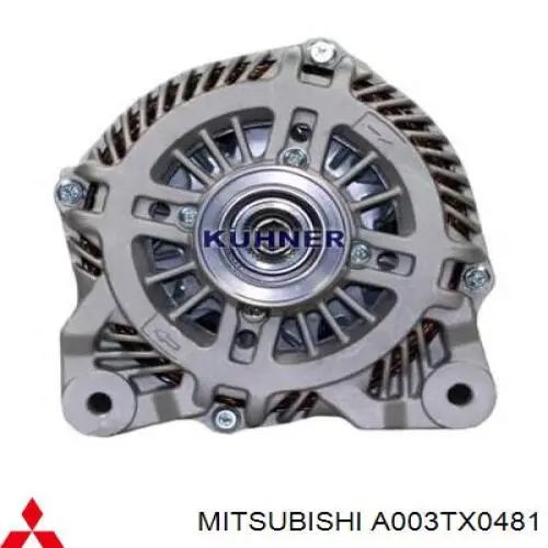 Alternator A003TX0481 Mitsubishi